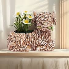 Highland Cow Flower Pot